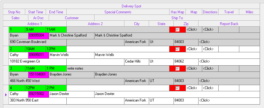 RouteSchedule